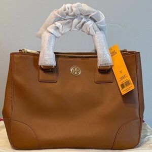 Tory Burch Tan Leather Satchel